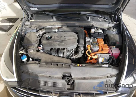 2022 Hyundai Sonata Hybrid Blue z USA, uszkodzony, nr VIN KMHL24JJ1NA045001